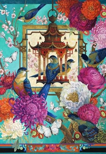 Puzzle 1000 Teile - The Asiatic Garden von Bluebird Puzzle