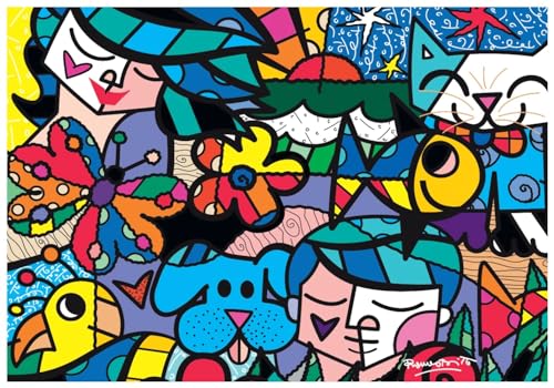 Puzzle - Romero Britto, Britto Garden - 1000 Teile, Bluebird (90018) von Bluebird Puzzle