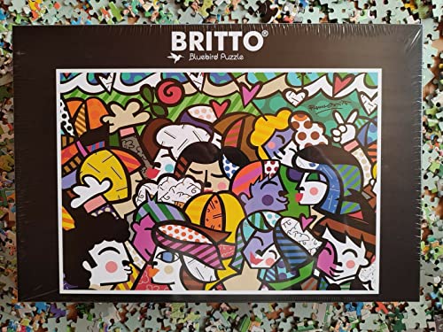 Puzzle 1500 Teile - Romero Britto - Looking into The Future von Bluebird Puzzle