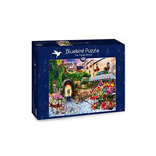Puzzle The Flower Market 1000 Stück von Bluebird Puzzle