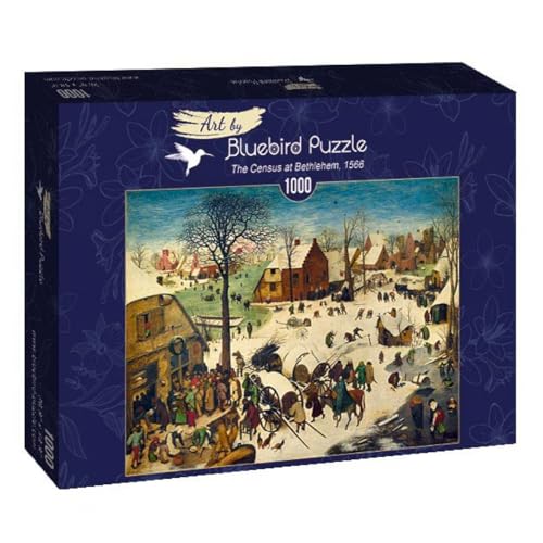 Puzzle Pieter Bruegel der Ältere - Die Volkszählung in Bethlehem, 1566 - 1000 Stück von Bluebird puzzle