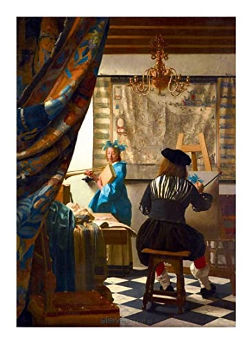 Bluebird Art of Painting 1668, Vermeer Jigsaw Puzzle (1000 Pieces) von Bluebird