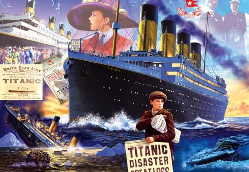 Bluebird Puzzle – „Titanic“, 1000 Teile Puzzle - Das legendäre transatlantische Schiff - Puzzle für Erwachsene Bluebird Puzzle – „Titanic“, 1000 Teile Puzzle - Das legendäre transatlantische Schiff - Puzzle für Erwachsene von Bluebird