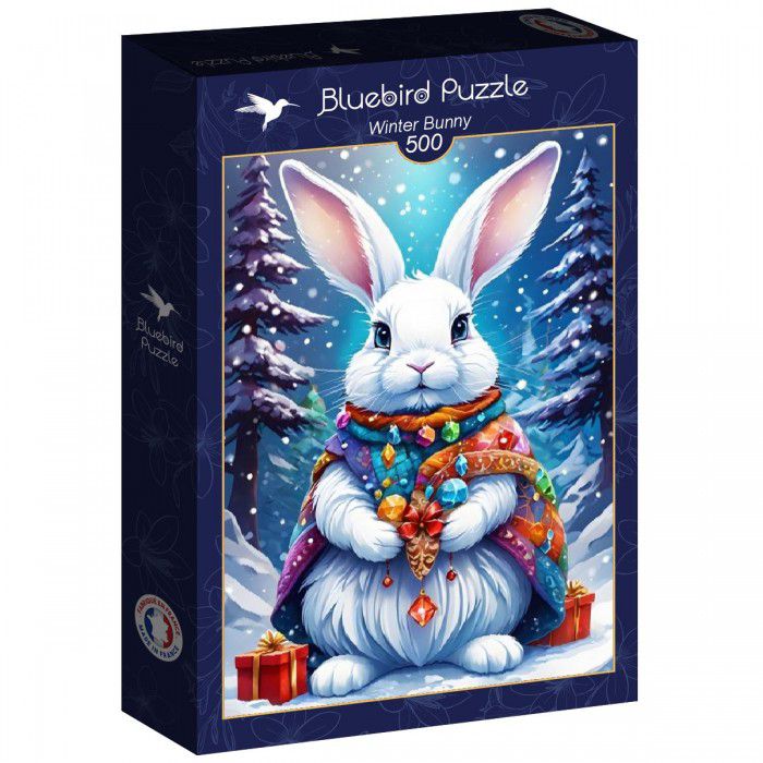 Bluebird Puzzle 500 Teile - Winter Bunny - von Bluebird
