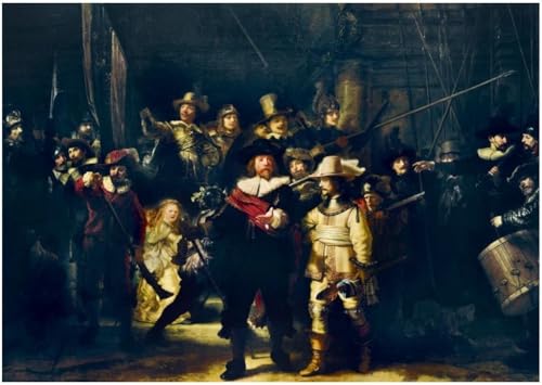 Bluebird Puzzle - Rembrandt, Die Nachtwache, 1642, 1000 Teile Puzzle - Reproduktion des Berühmten Gemäldes - Puzzle für Erwachsene Bluebird Puzzle - Rembrandt, Die Nachtwache, 1642, 1000 Teile Puzzle - Reproduktion des Berühmten Gemäldes - Puzzle für Erwachsene von Bluebird
