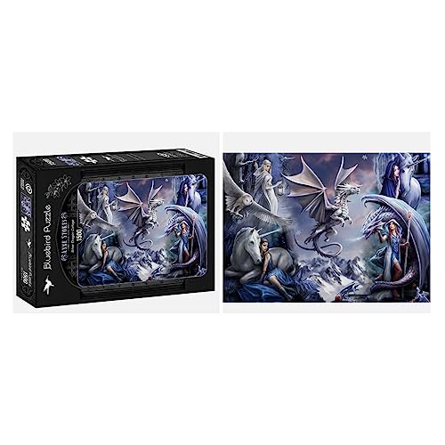 Bluebird puzzle Anne Stokes - Silberne Drachen - 1500 Stück Bluebird puzzle Anne Stokes - Silberne Drachen - 1500 Stück von Bluebird
