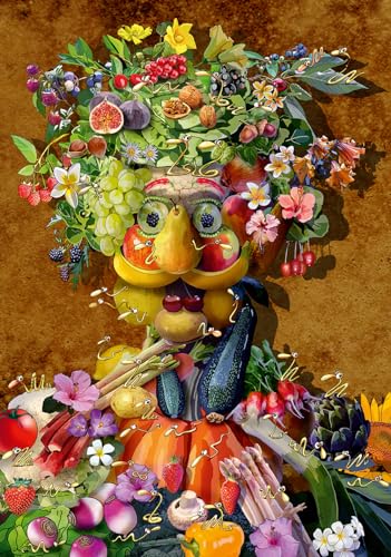 Puzzle 1000 Teile - Arcimboldo par François Ruyer von Bluebird