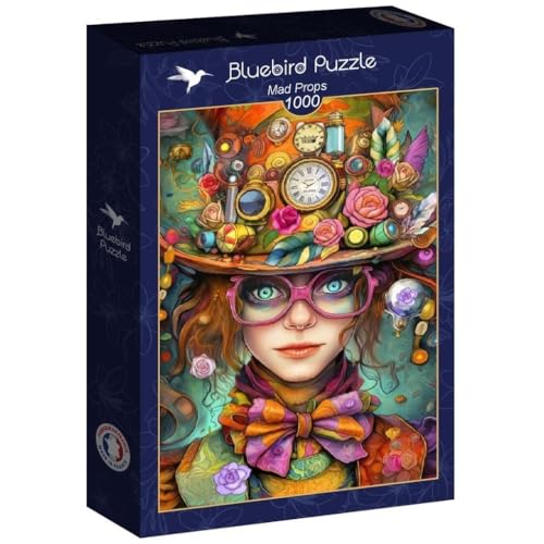 Bluebird Puzzle - Mad Props, 1000 Teile - Junge Frau, Retro-Fantasie - Puzzle für Erwachsene von Bluebird