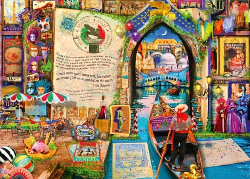 Puzzle 1500 Teile - Life is an Open Book Venice Puzzle 1500 Teile - Life is an Open Book Venice von Bluebird