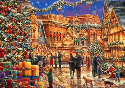 Puzzle 2000 Teile - Christmas at The Town Square Puzzle 2000 Teile - Christmas at The Town Square von Bluebird