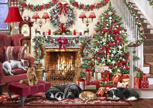 Puzzle 2000 Teile - Cosy Fireplace Puzzle 2000 Teile - Cosy Fireplace von Bluebird