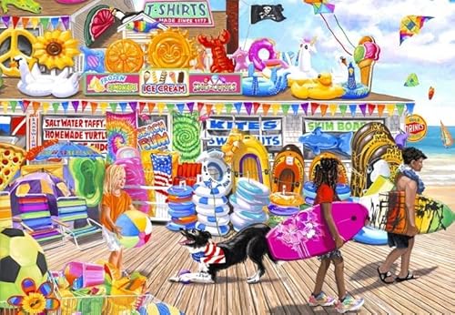 bluebird Puzzle Beach Shop - 1000 Teile von Bluebird