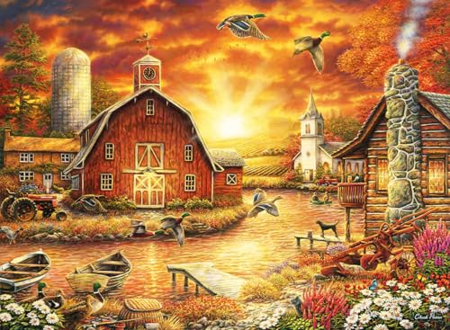 bluebird Puzzle Chuck Pinson - Honey Drip Farm - 3000 Teile von Bluebird