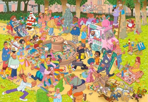 bluebird Puzzle Chuckle Park - 1000 Teile von Bluebird