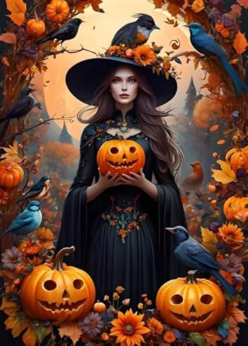bluebird Puzzle Halloween Witch - 500 Teile von Bluebird