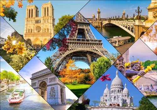 bluebird Puzzle Les Monuments de Paris - 2000 Teile von Bluebird