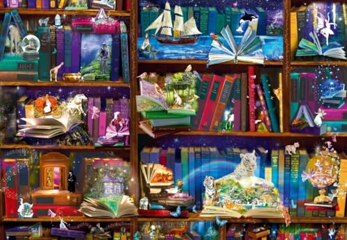 bluebird Puzzle Library Adventures in Reading - 1000 Teile bluebird Puzzle Library Adventures in Reading - 1000 Teile von Bluebird