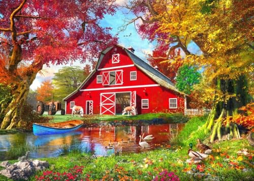 bluebird Puzzle Sunny Autumn at The Barn - 500 Teile bluebird Puzzle Sunny Autumn at The Barn - 500 Teile von Bluebird