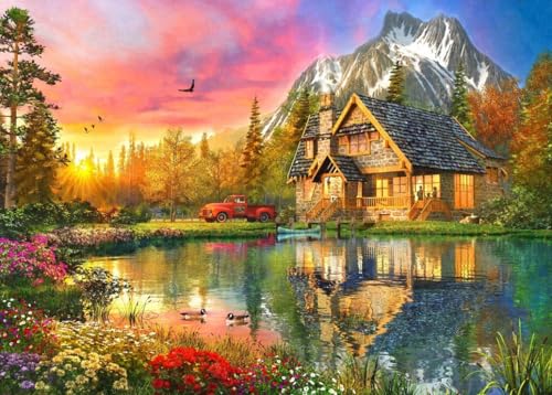 bluebird Puzzle The Mountain Cabin - 500 Teile bluebird Puzzle The Mountain Cabin - 500 Teile von Bluebird
