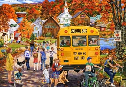 bluebird Puzzle The School Bus - 1000 Teile von Bluebird