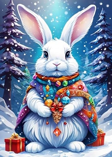 bluebird Puzzle Winter Bunny - 500 Teile von Bluebird