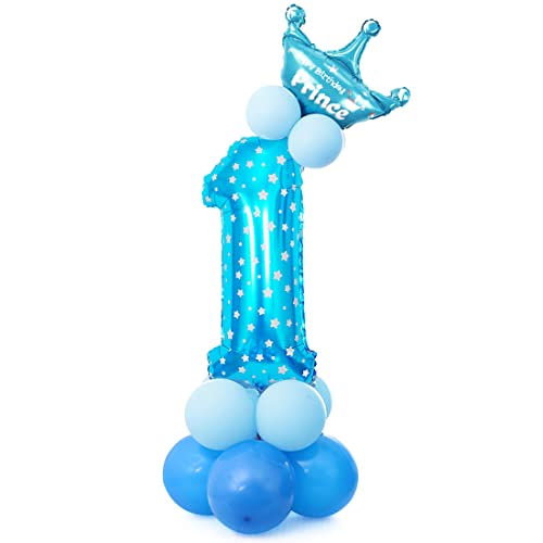1 Geburtstag Blau Geburtstagsdeko, Balloon Decoration,1geburtstag junge Deko Luftballon, Folienballon 1 XXL Blau, Blau Folienballon 1 Party Dekoration Luftballons, Krone Luftballons Blau Helium Set 1 Geburtstag Blau Geburtstagsdeko, Balloon Decoration,1geburtstag junge Deko Luftballon, Folienballon 1 XXL Blau, Blau Folienballon 1 Party Dekoration Luftballons, Krone Luftballons Blau Helium Set von Bluelves