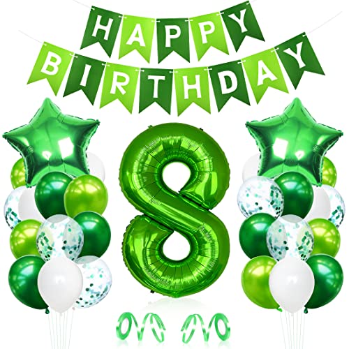 Luftballon 8. Geburtstag Grün, Geburtstagsdeko 8 Jahre Junge, Helium Ballon 8 Geburtstag, Riesen Folienballon Zahl 8, Deko 8 Geburtstag Junge, Ballon 8 Deko zum Geburtstag Luftballon 8. Geburtstag Grün, Geburtstagsdeko 8 Jahre Junge, Helium Ballon 8 Geburtstag, Riesen Folienballon Zahl 8, Deko 8 Geburtstag Junge, Ballon 8 Deko zum Geburtstag von Bluelves