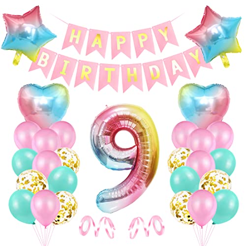 Luftballon 9 Geburtstag Rosa, Geburtstagsdeko 9 Jahr Mädchen, Riesen Folienballon 9 Rosa, Deko 9 Geburtstag Mädchen, Ballon 9 Deko zum Geburtstag, Bunt Folienzahlen Ballons 9, Banner Luftballon 9 Geburtstag Rosa, Geburtstagsdeko 9 Jahr Mädchen, Riesen Folienballon 9 Rosa, Deko 9 Geburtstag Mädchen, Ballon 9 Deko zum Geburtstag, Bunt Folienzahlen Ballons 9, Banner von Bluelves