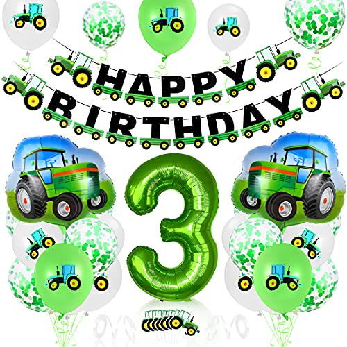 Traktor Geburtstag Geko 3 Jahre, Traktor Luftballon 3 Jahre, Geburtstagsdeko 3 Jahre Junge, Deko 3. Geburtstag Junge Trecker, Traktor Ballons für Kindergeburtstag Party Deko Traktor Geburtstag Geko 3 Jahre, Traktor Luftballon 3 Jahre, Geburtstagsdeko 3 Jahre Junge, Deko 3. Geburtstag Junge Trecker, Traktor Ballons für Kindergeburtstag Party Deko von Bluelves