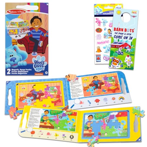 Blue's Clues Puzzle für Kinder – Bündel mit 2 magnetischen blauen Hinweisen Puzzles plus Aufklebern und mehr, Blaues Clues-Puzzle für Kinder, Jungen, Mädchen, Kleinkinder Blue's Clues Puzzle für Kinder – Bündel mit 2 magnetischen blauen Hinweisen Puzzles plus Aufklebern und mehr, Blaues Clues-Puzzle für Kinder, Jungen, Mädchen, Kleinkinder von Blues Clues