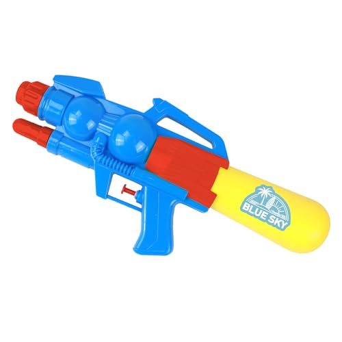 BLUE SKY - Wasserpistole - Outdoor-Spiel - 046078 - Mehrfarbig - Kunststoff - 35 cm - Kinderspielzeug - Strandspiel - Pool - Bewässerung - Ab 3 Jahren von BLUE SKY
