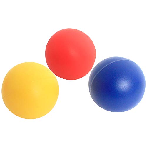 Bluesky Bälle für Strandschläger, Rot, Blau und Gelb, 046594A – 3,5 cm – Outdoor Spiel ab 3 Jahren von Bluesky
