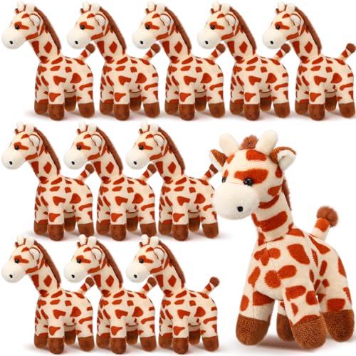 Blueweenly Giraffen-Plüsch-Plüsch-Plüschtiere, 16,3 cm, weiches Plüsch-Giraffen-Spielzeug, Zoo, wilde Tier-Party-Dekoration, niedliche, kleine Tiere, Schlüsselanhänger für Kinder, Mädchen, Jungen Blueweenly Giraffen-Plüsch-Plüsch-Plüschtiere, 16,3 cm, weiches Plüsch-Giraffen-Spielzeug, Zoo, wilde Tier-Party-Dekoration, niedliche, kleine Tiere, Schlüsselanhänger für Kinder, Mädchen, Jungen von Blueweenly