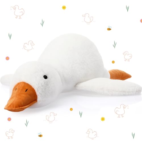 Blueweenly Goose Stuffed Animals 25 Inches, 1.0 kg Cuddly Weighted Goose Plush Pillow Plush Toys for Hugging Emotional Ideal Gift for Anxiety Kids and Friends Blueweenly Goose Stuffed Animals 25 Inches, 1.0 kg Cuddly Weighted Goose Plush Pillow Plush Toys for Hugging Emotional Ideal Gift for Anxiety Kids and Friends von Blueweenly