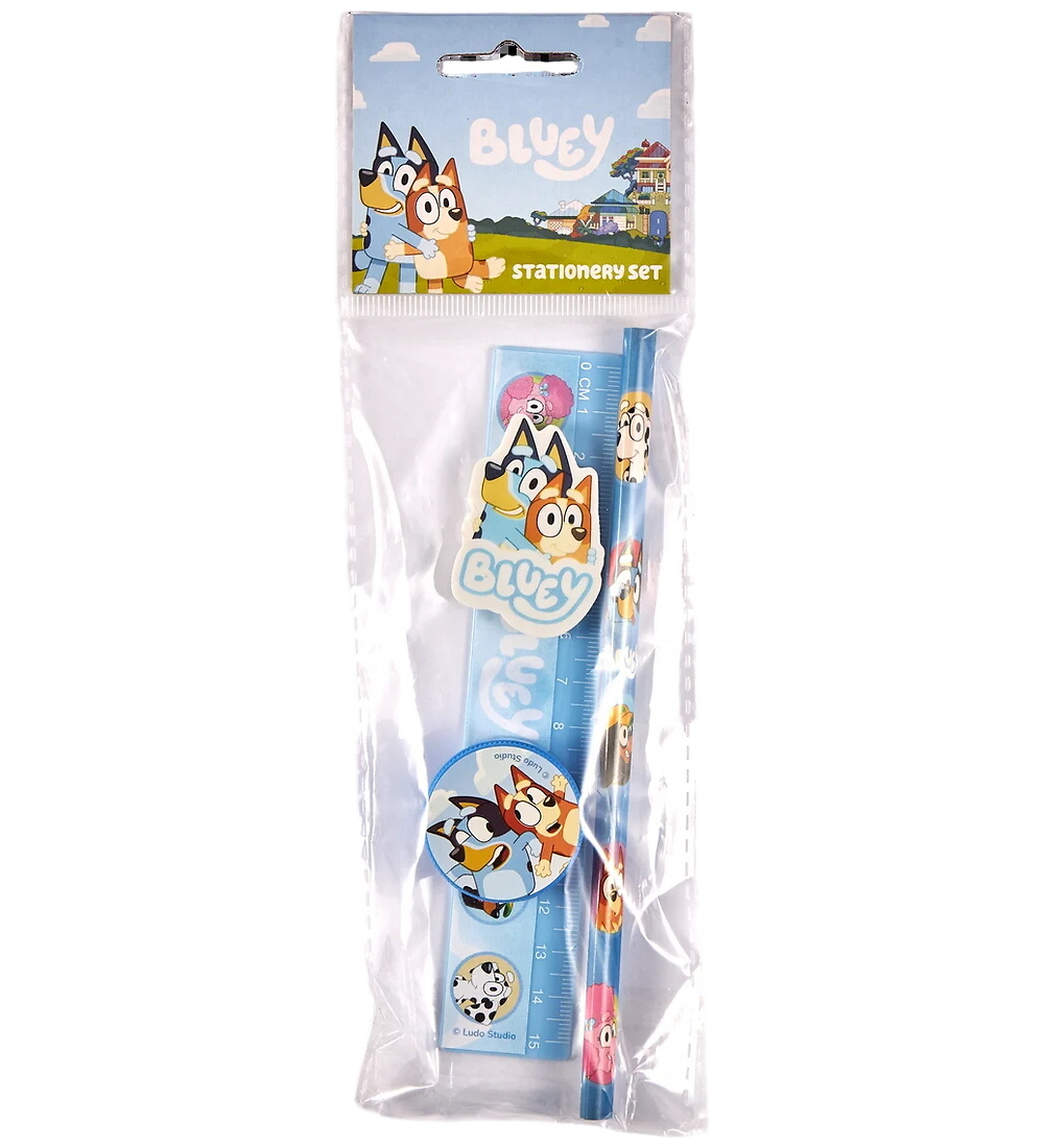 Bluey Bleistiftset - 4 Teile - Bluey - One Size - Bleistifte Bluey Bleistiftset - 4 Teile - Bluey - One Size - Bleistifte von Bluey