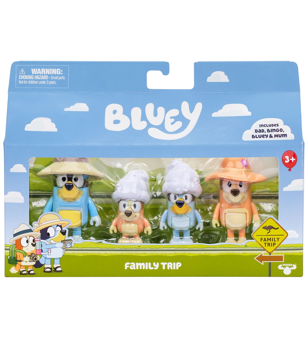 Bluey Figuren - Familienausflug - Bluey - One Size - Spielzeugfiguren Bluey Figuren - Familienausflug - Bluey - One Size - Spielzeugfiguren von Bluey
