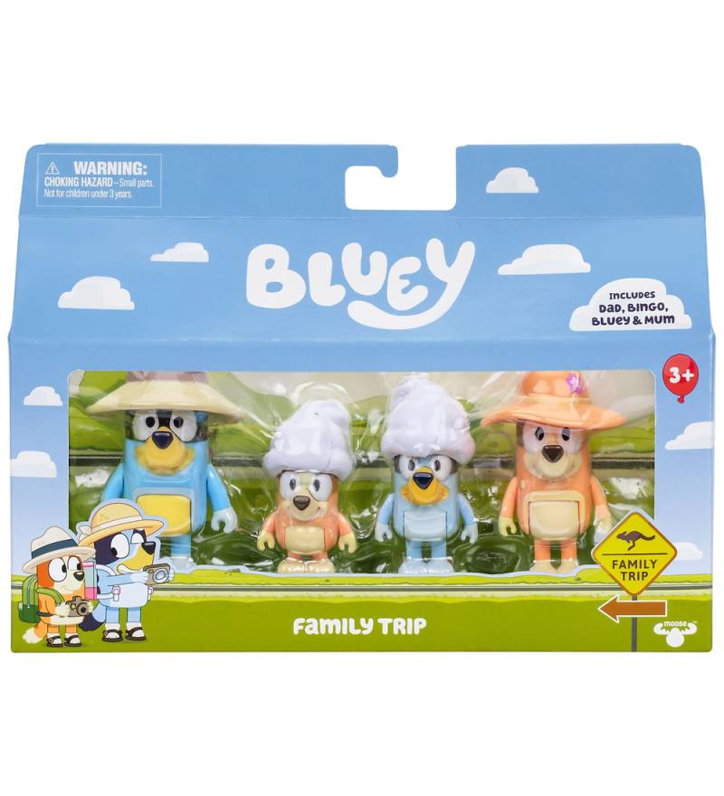 Bluey Figuren - Familienausflug - Bluey - One Size - Spielzeugfiguren Bluey Figuren - Familienausflug - Bluey - One Size - Spielzeugfiguren von Bluey