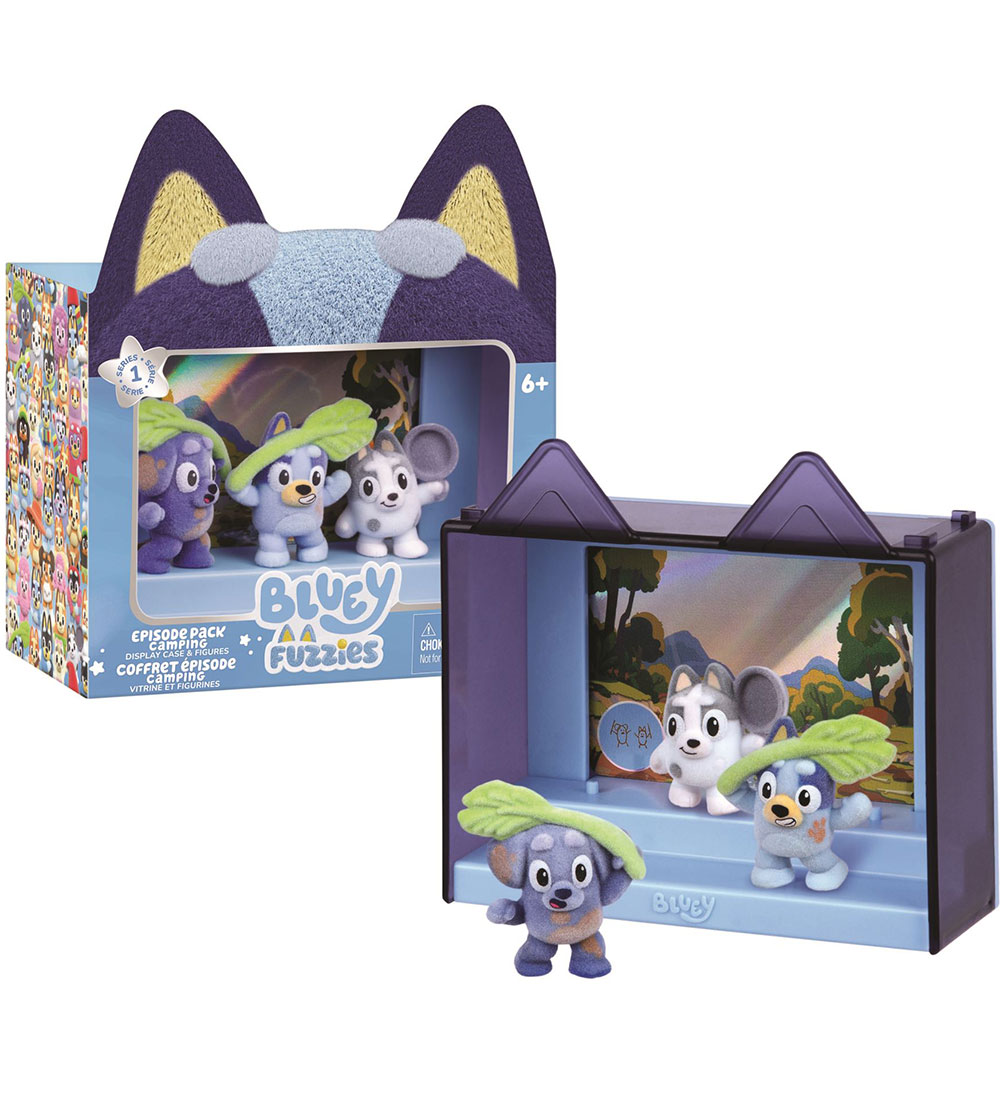 Bluey Figuren - Fuzzies - Camping - Bluey - One Size - Spielzeugfiguren von Bluey