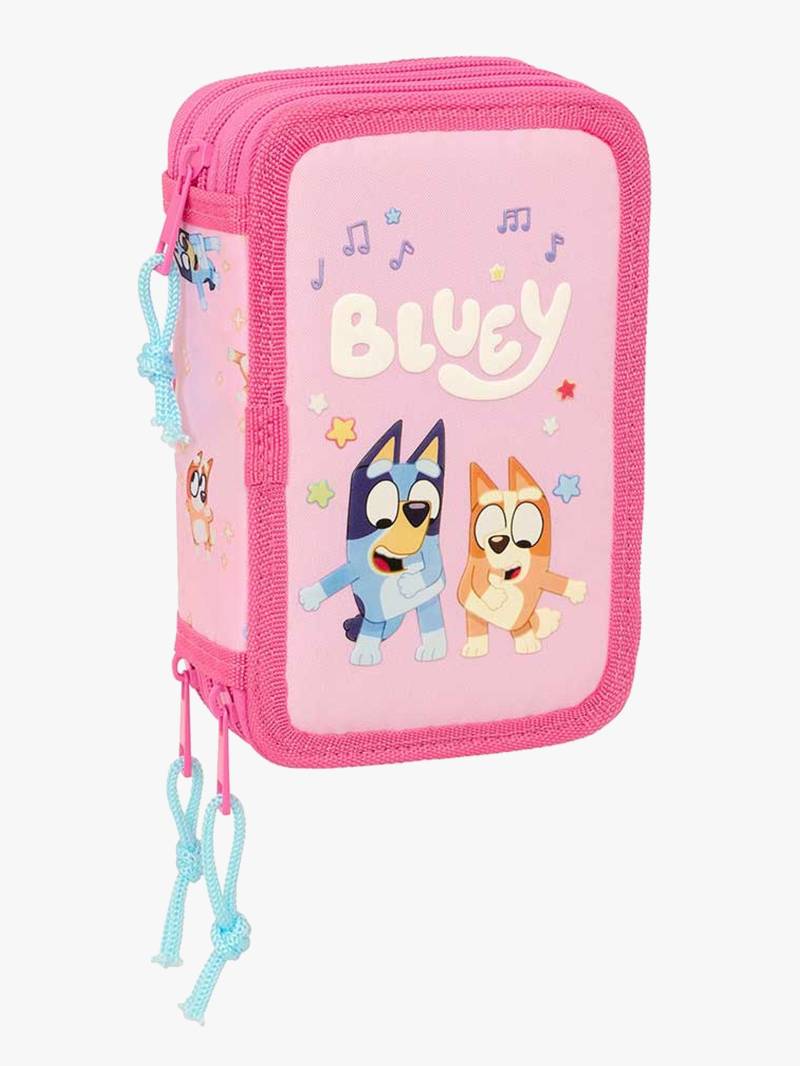 Bluey Gefülltes Dreifach-Federmäppchen 37 Teile, Dance von Bluey