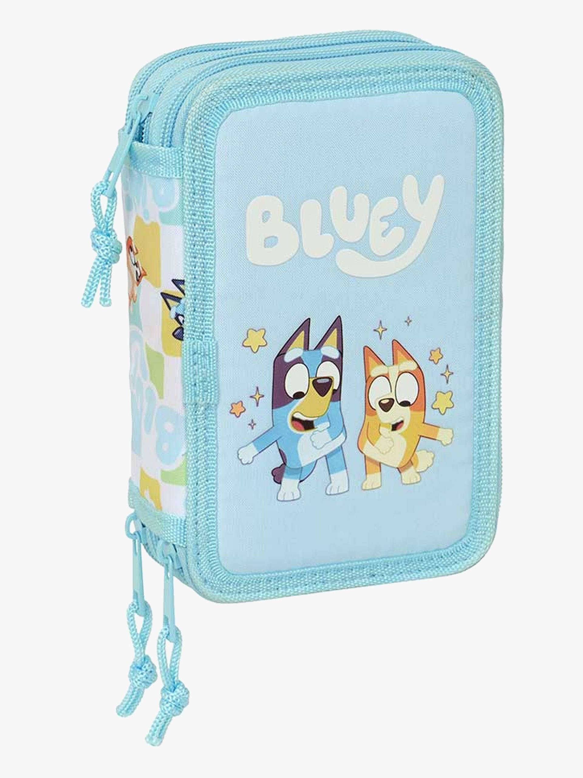 Bluey Gefülltes Dreifach-Federmäppchen 37 Teile, Ready von Bluey