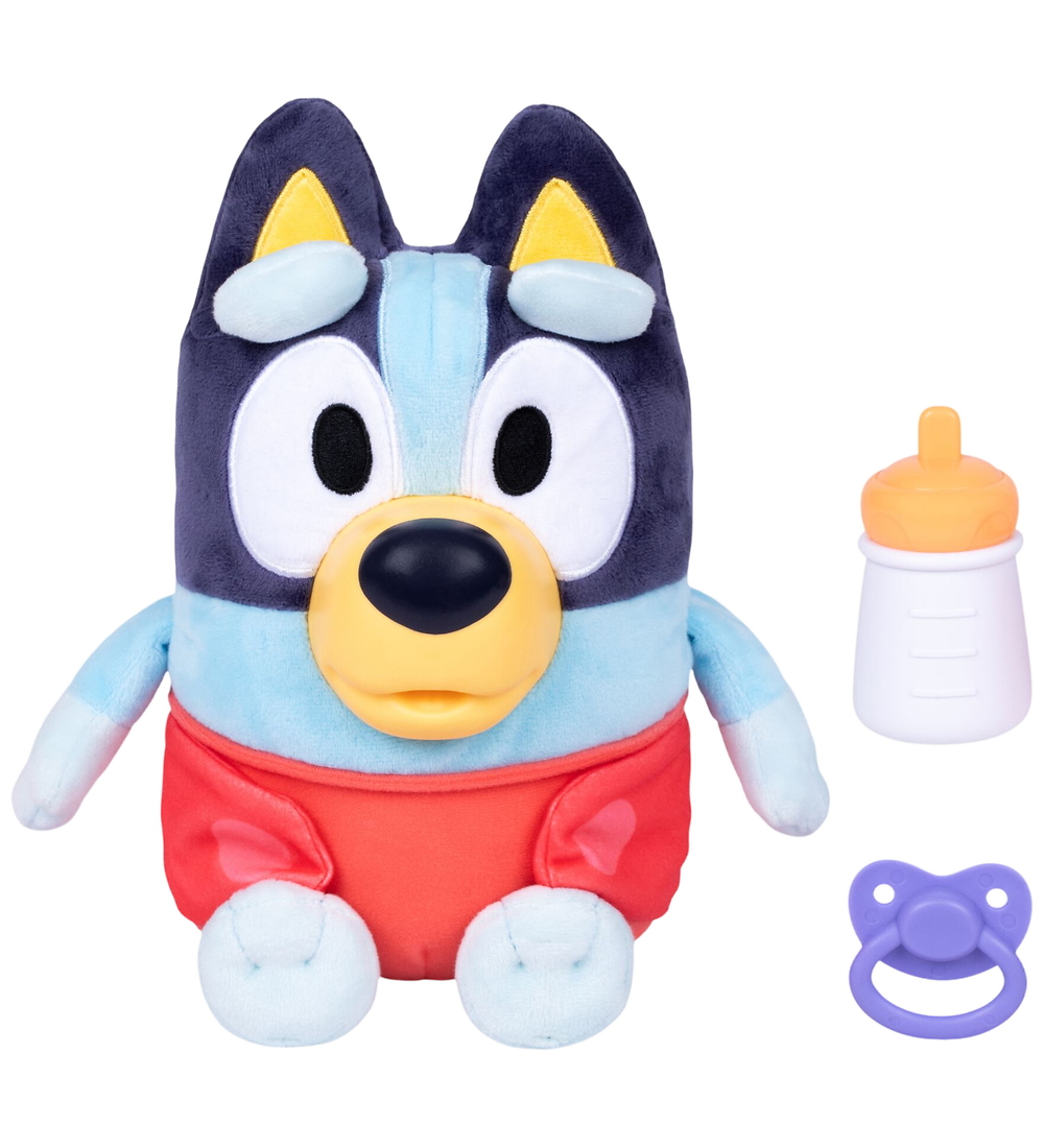 Bluey Kuscheltier m. Zubehör - 10 Geräusche - Baby Race - Bluey - One Size - Kuscheltiere Bluey Kuscheltier m. Zubehör - 10 Geräusche - Baby Race - Bluey - One Size - Kuscheltiere von Bluey