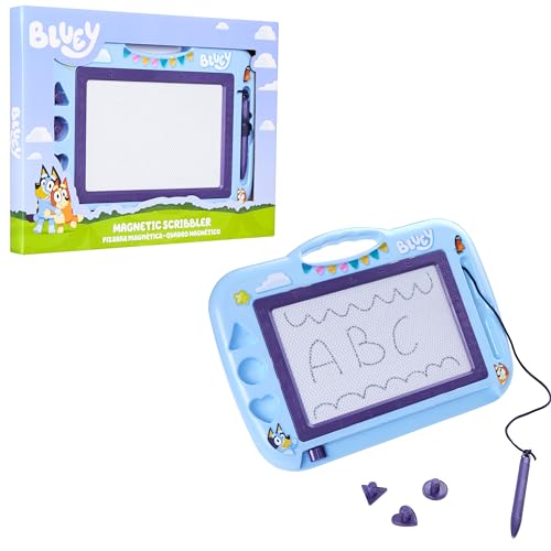 Bluey Magnettafel Kinder - Kreativer Spaß mit Stempeln und Stift - Für Kinder ab 3 Jahren - Kinder Geschenke von Bluey