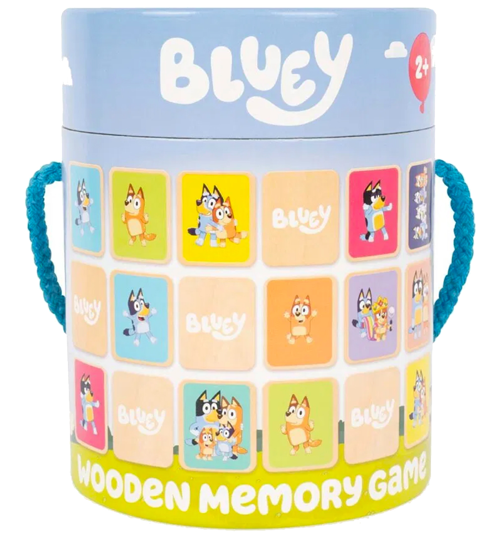 Bluey Memory-Spiel - Holz - 18 Teile - Bluey - One Size - Memory-Spiele von Bluey