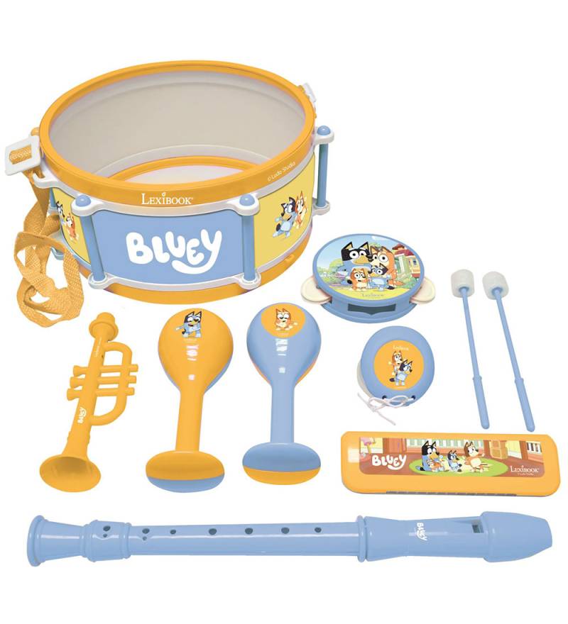 Bluey Musikset - 7 Instrumente - Bluey - One Size - Musikinstrumente Bluey Musikset - 7 Instrumente - Bluey - One Size - Musikinstrumente von Bluey