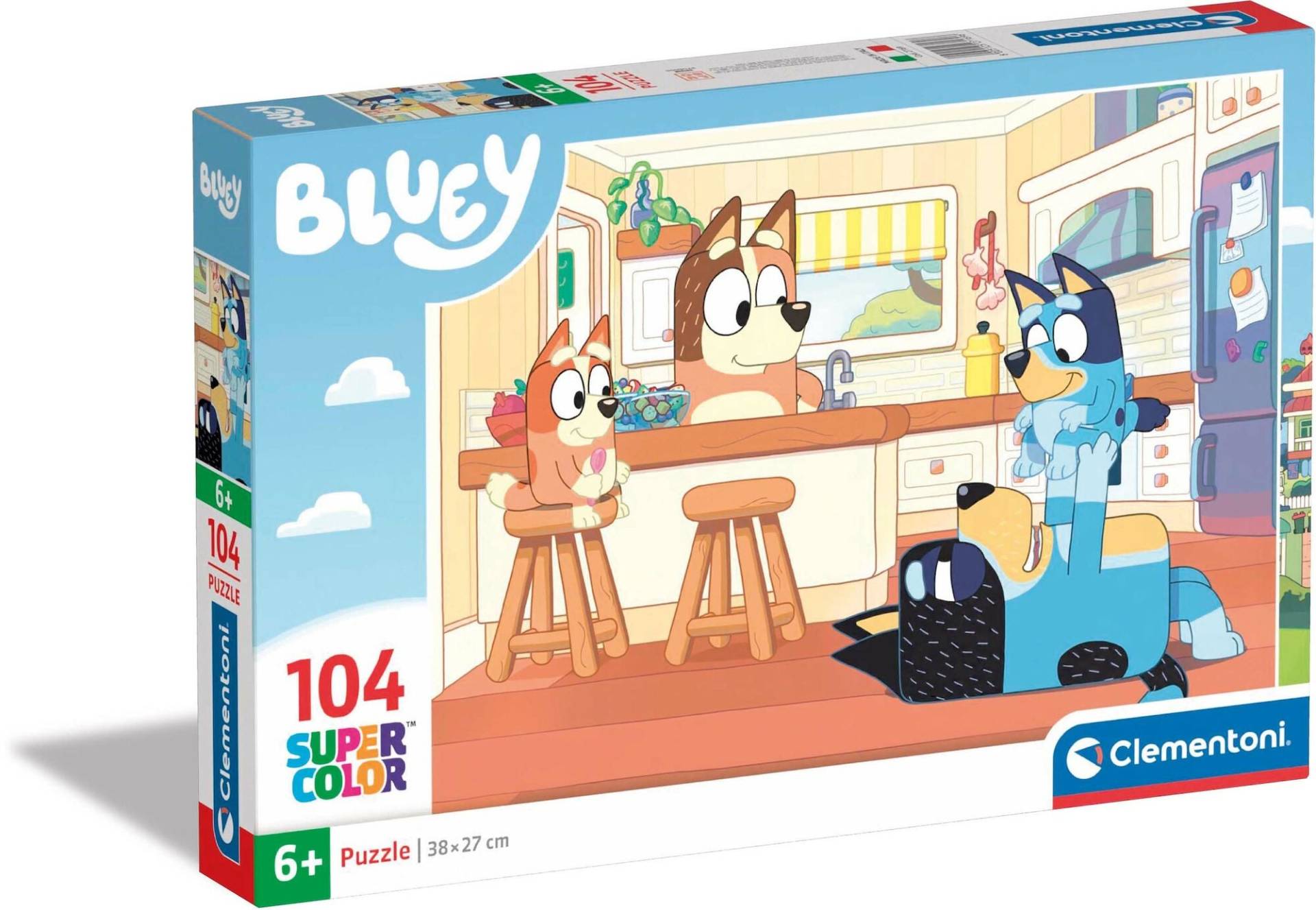Bluey Puzzle 104 Teile von Bluey
