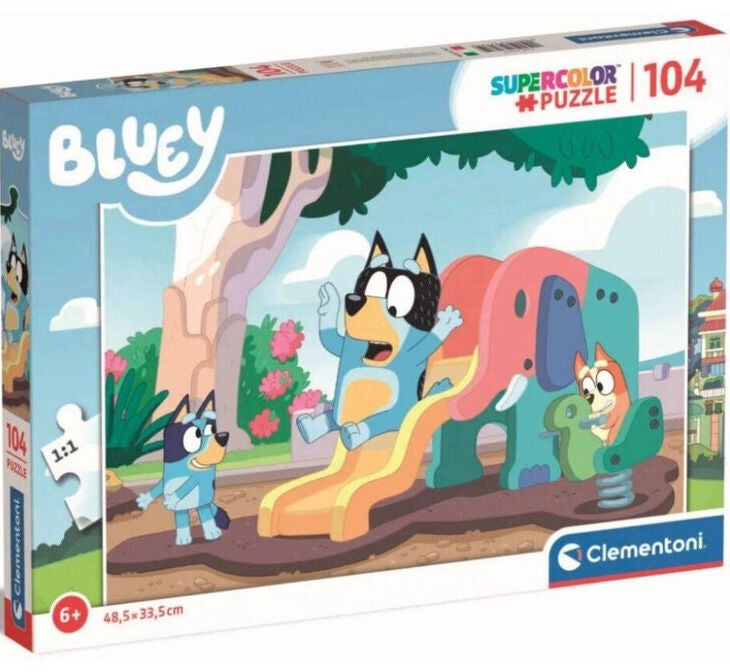 Bluey Puzzle 104 Teile von Bluey