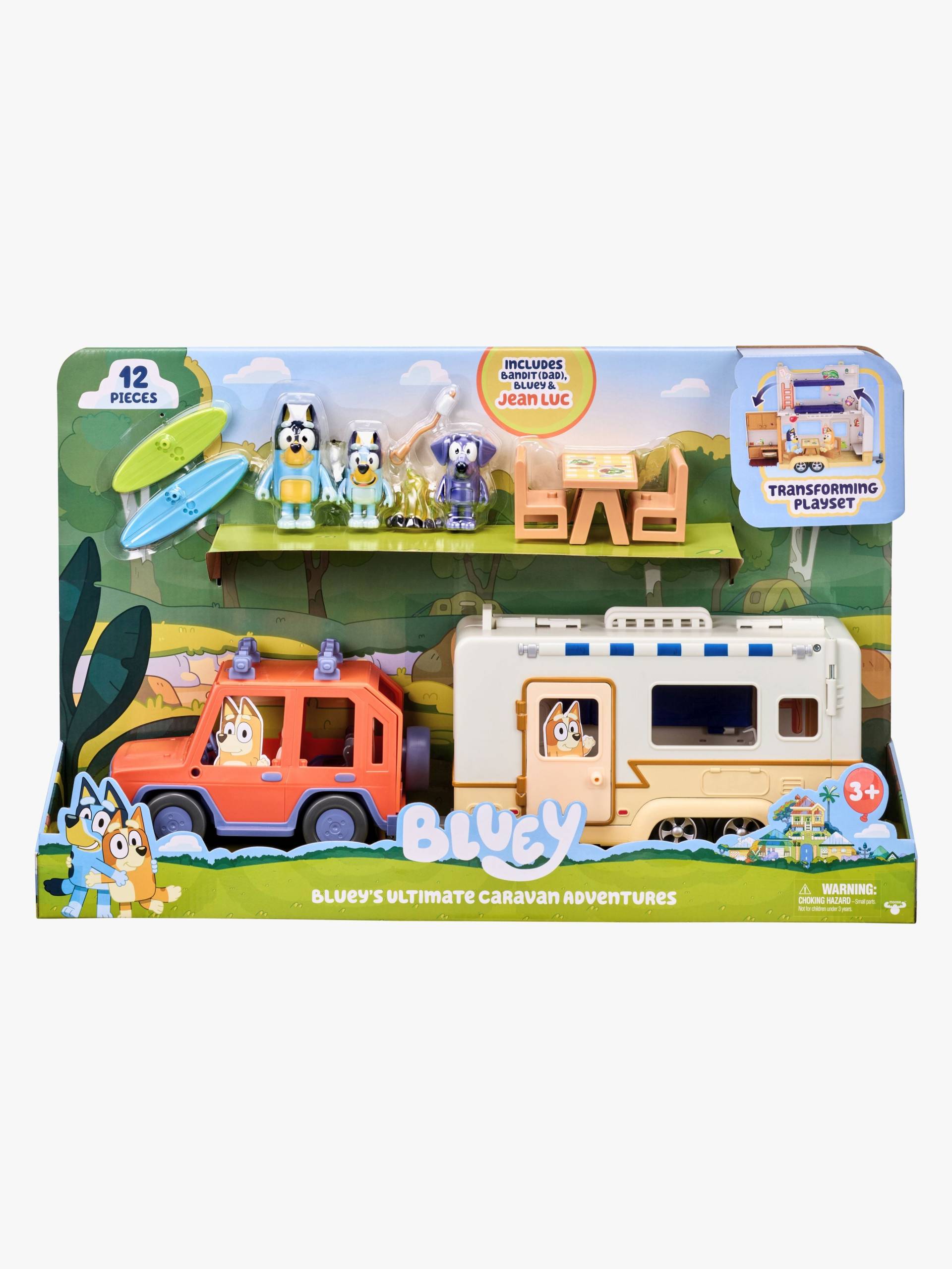 Bluey S5, 4WD &  CMPVAN Spielset von Bluey