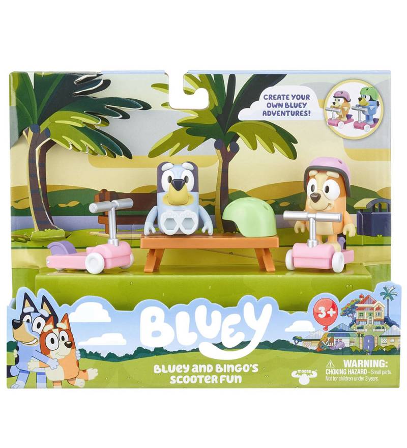 Bluey Spielset - Bluey und Bingos Scooter Spaß - Bluey - One Size - Spielzeug Bluey Spielset - Bluey und Bingos Scooter Spaß - Bluey - One Size - Spielzeug von Bluey