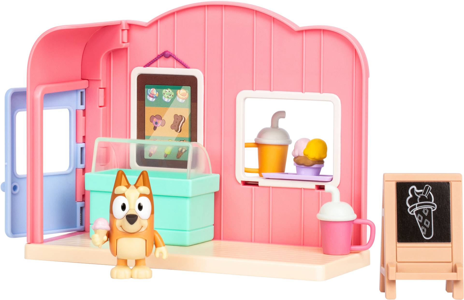 Bluey Spielset Eisdiele mit Figur Bluey Spielset Eisdiele mit Figur von Bluey