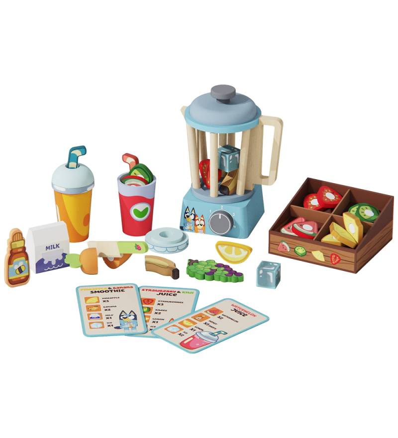 Bluey Spielset - Saftbar - Holz - 24 Teile - Bluey - One Size - Spielzeug Bluey Spielset - Saftbar - Holz - 24 Teile - Bluey - One Size - Spielzeug von Bluey